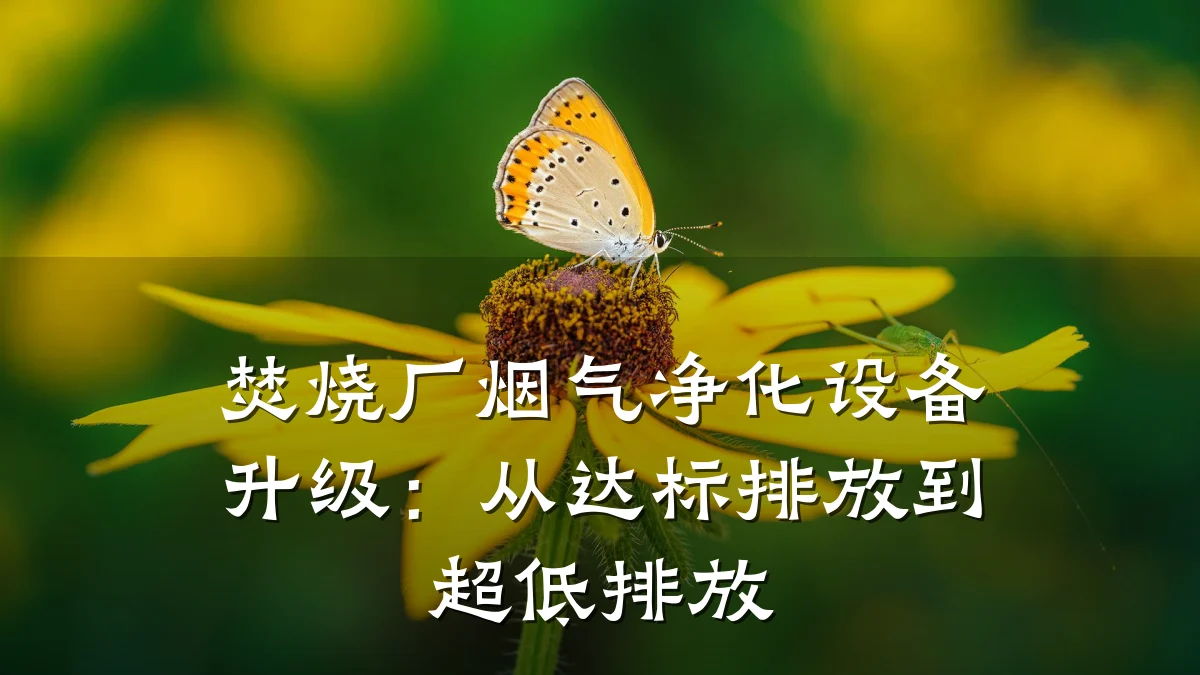 焚烧厂烟气净化设备升级：从达标排放到超低排放