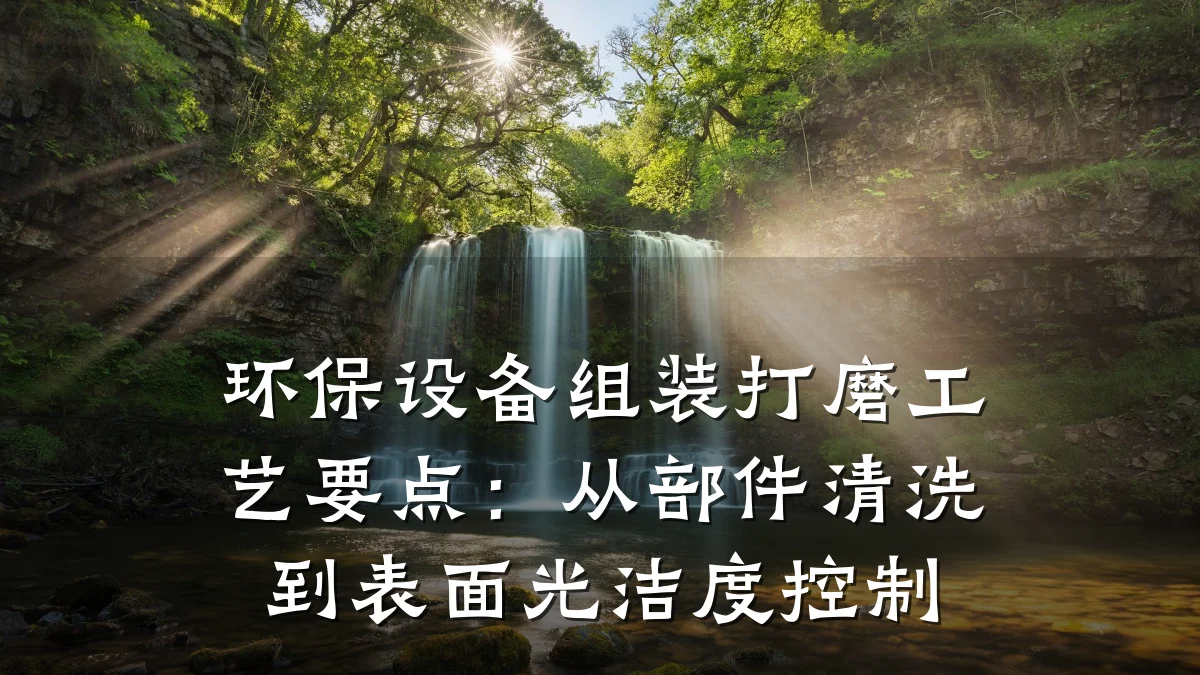 环保设备组装打磨工艺要点:从部件清洗到表面光洁度控制