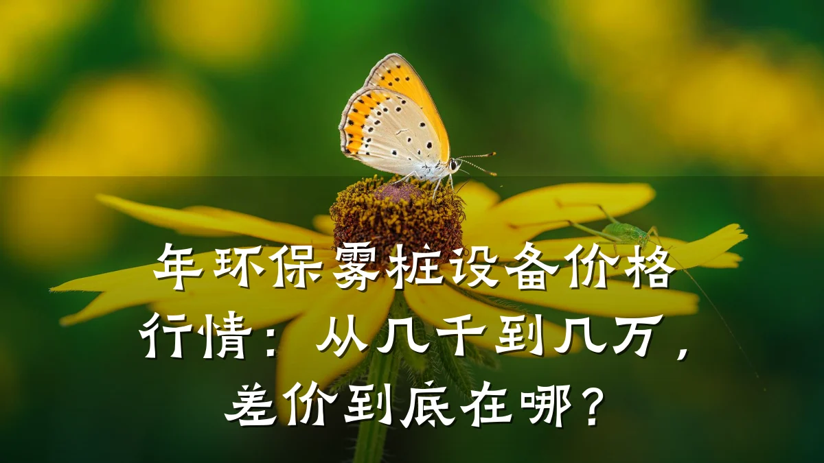 年环保雾桩设备价格行情:从几千到几万,差价到底在哪?