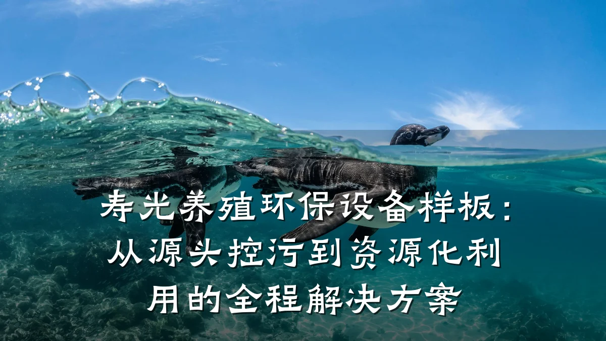 寿光养殖环保设备样板:从源头控污到资源化利用的全程解决方案