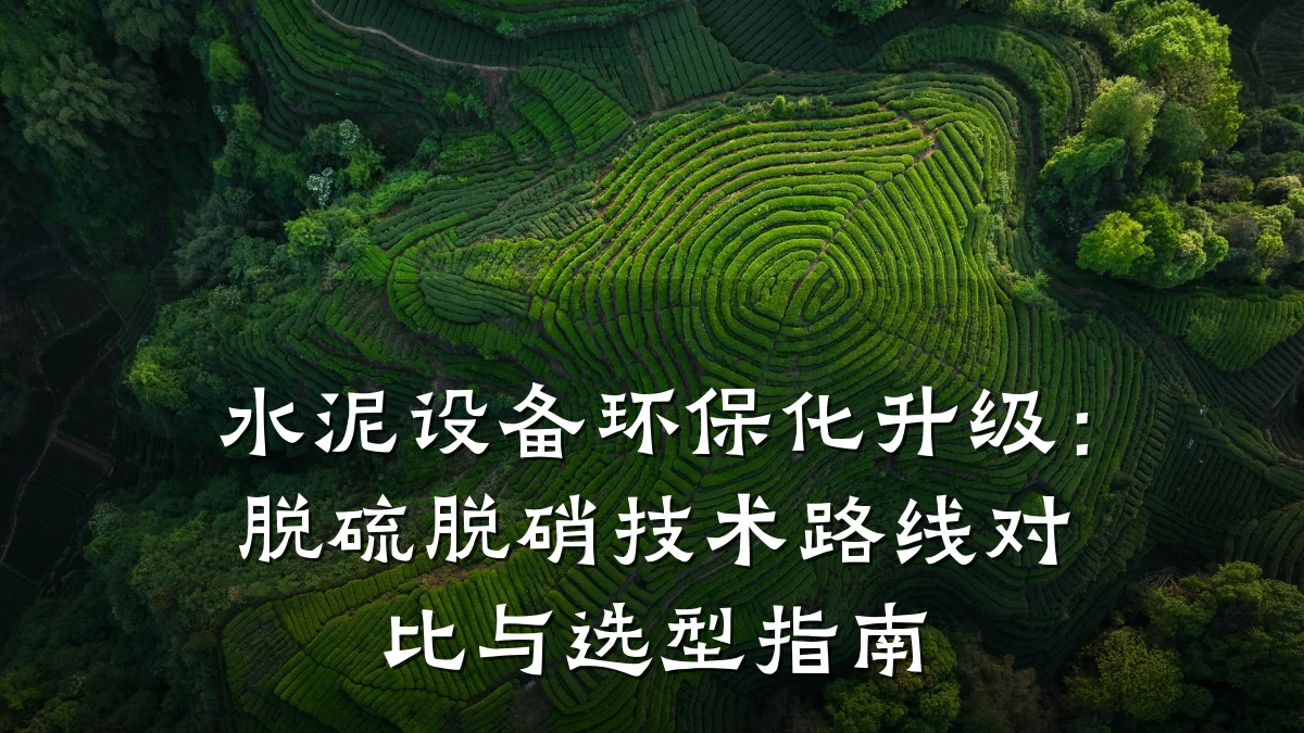 水泥设备环保化升级:脱硫脱硝技术路线对比与选型指南
